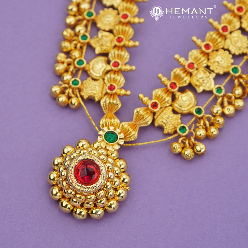 Traditional Maharashtrian Kolhapuri Saj Jav 2 Stone 28 Pan 3 - 5014