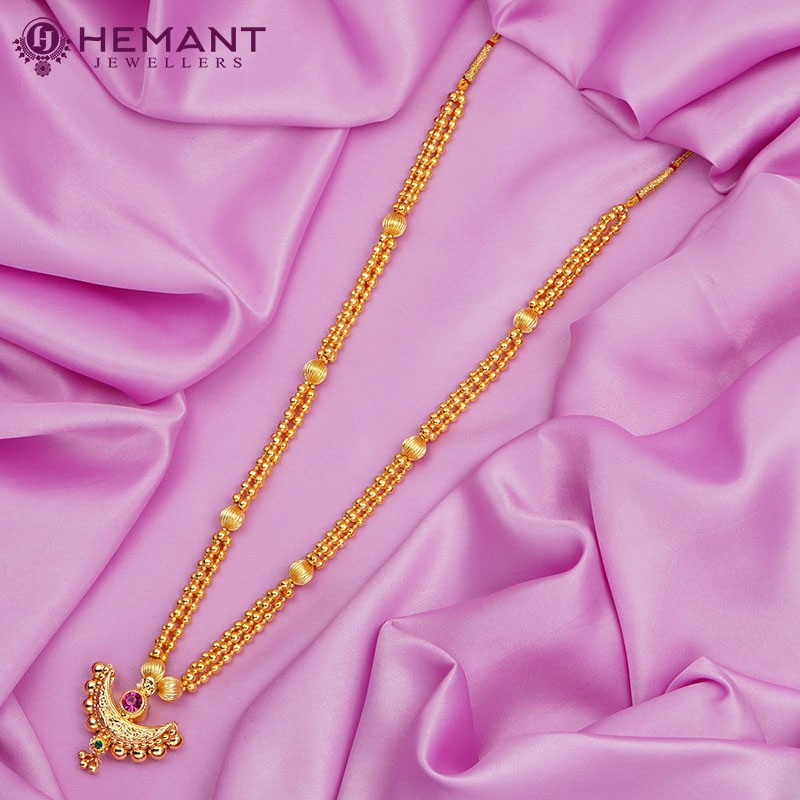 Traditional Maharashtrian Kolhapuri Tarboose Mala Chand 10 MM Long