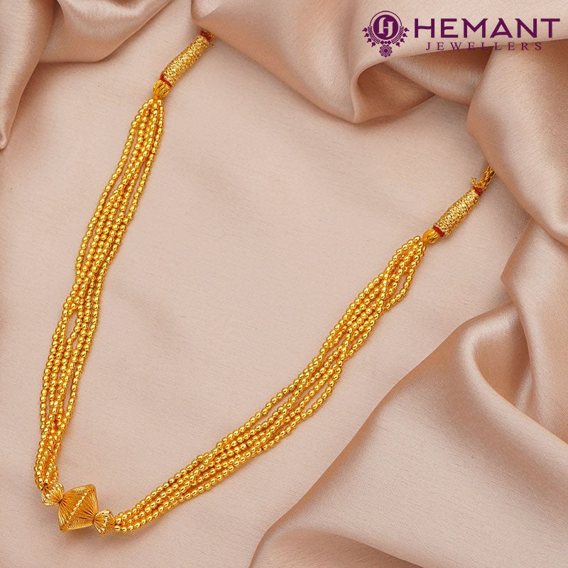 Traditional Maharashtrian Kolhapuri Thushi Golden Loose G8